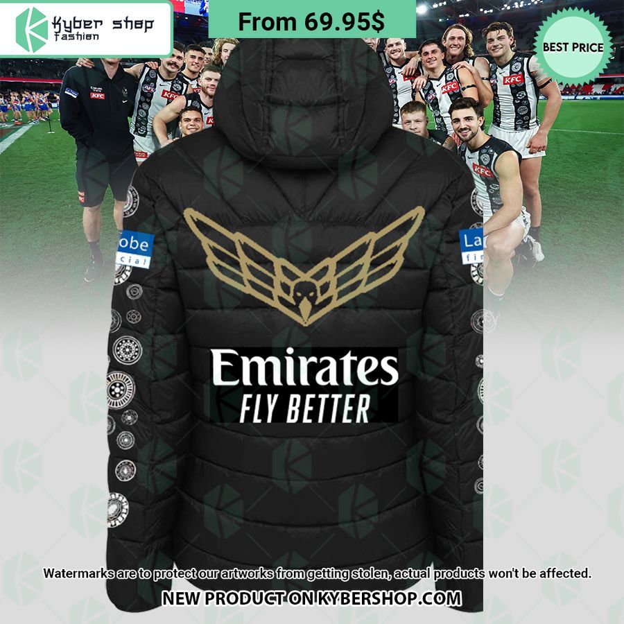 Collingwood Magpies Sideline Down Jacket