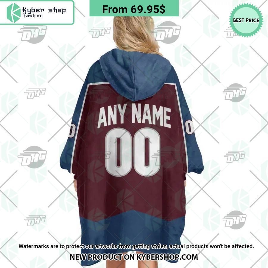 Colorado Avalanche Champions Hoodie Blanket