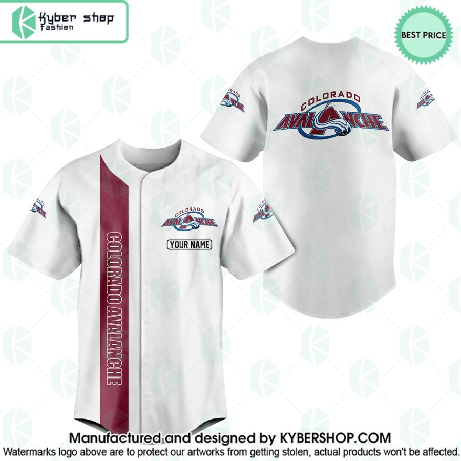 Colorado Avalanche CUSTOM Baseball Jersey