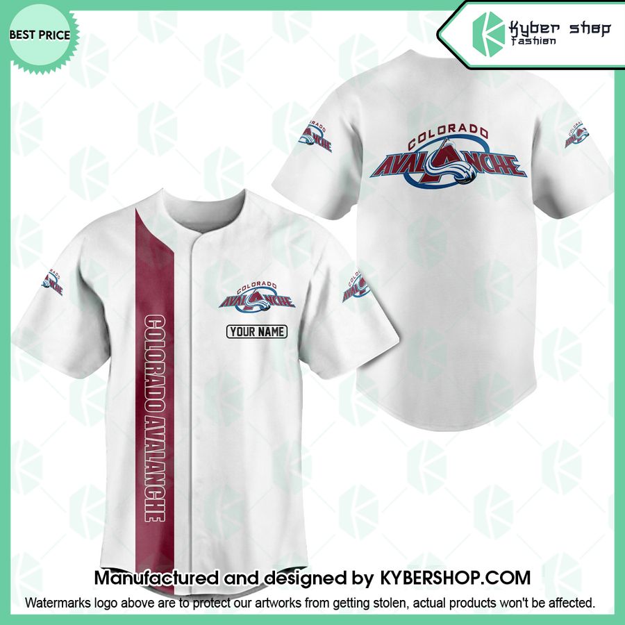 Colorado Avalanche CUSTOM Baseball Jersey