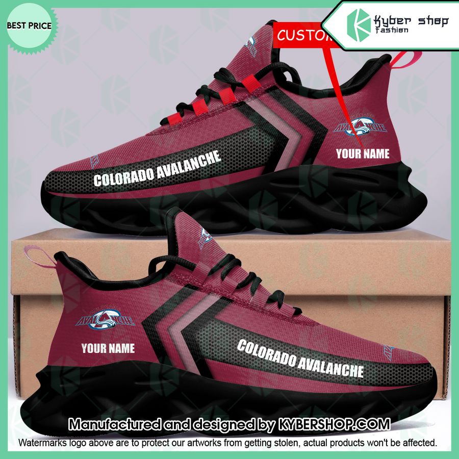 Colorado Avalanche CUSTOM Max Soul Shoes