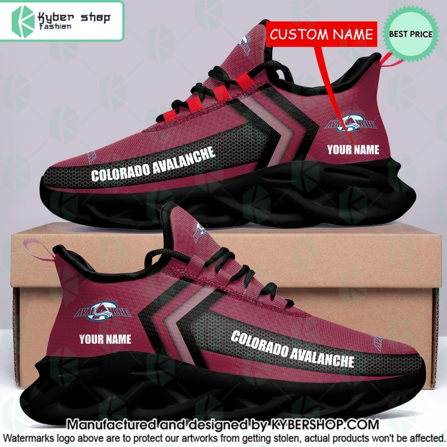 Colorado Avalanche CUSTOM Max Soul Shoes