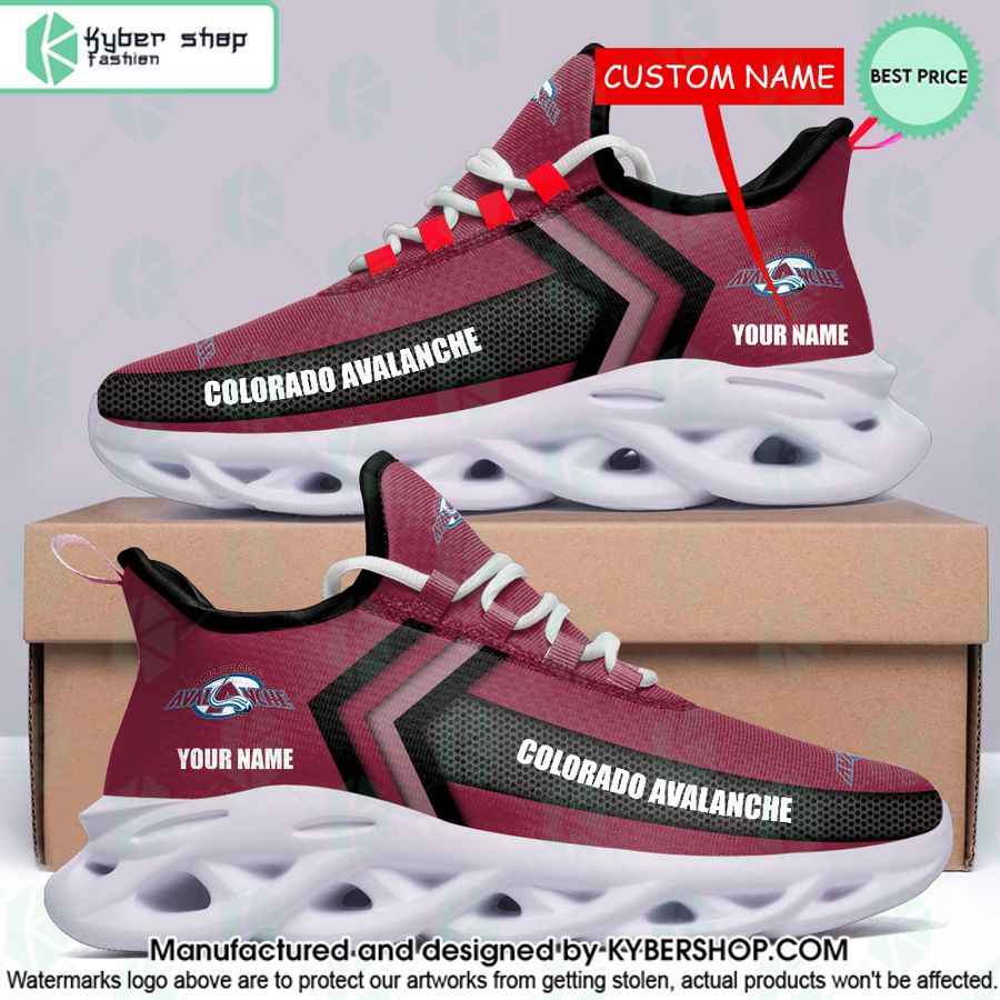 Colorado Avalanche CUSTOM Max Soul Shoes