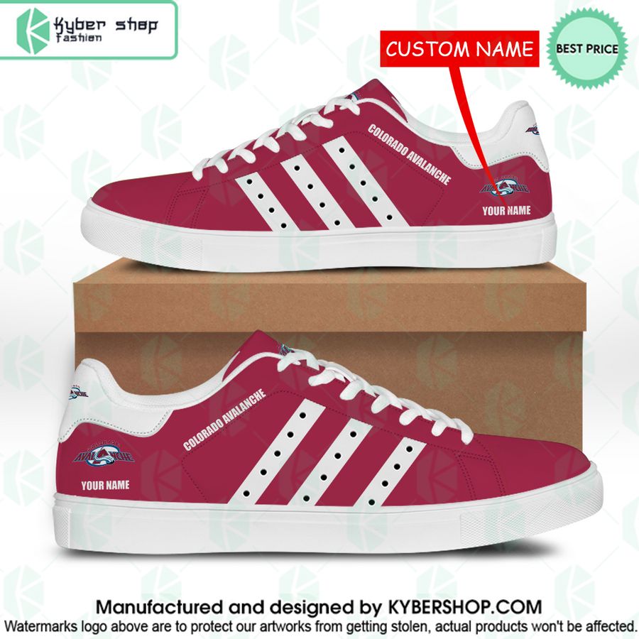 Colorado Avalanche CUSTOM Stan Smith Shoes