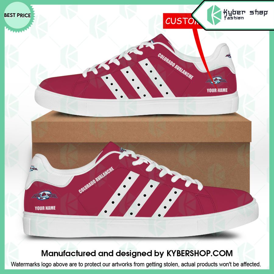 Colorado Avalanche CUSTOM Stan Smith Shoes