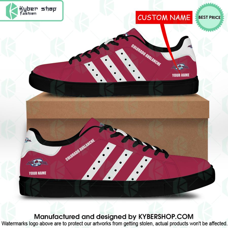 Colorado Avalanche CUSTOM Stan Smith Shoes