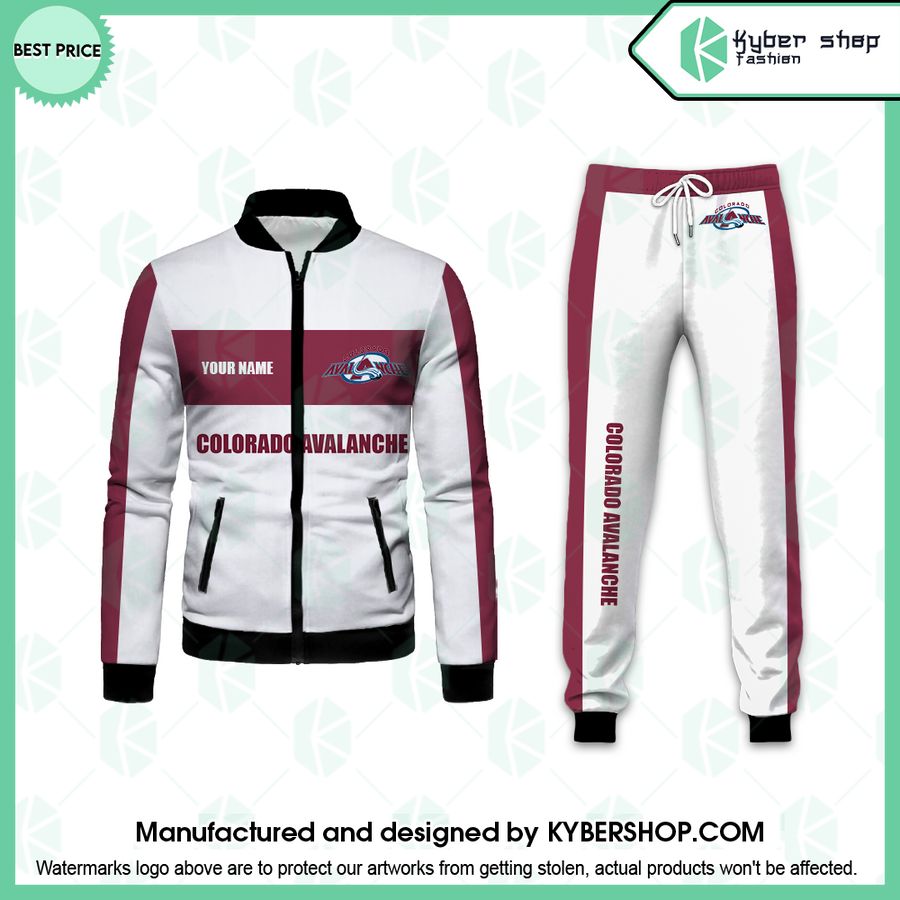 Colorado Avalanche CUSTOM Tracksuit Jacket