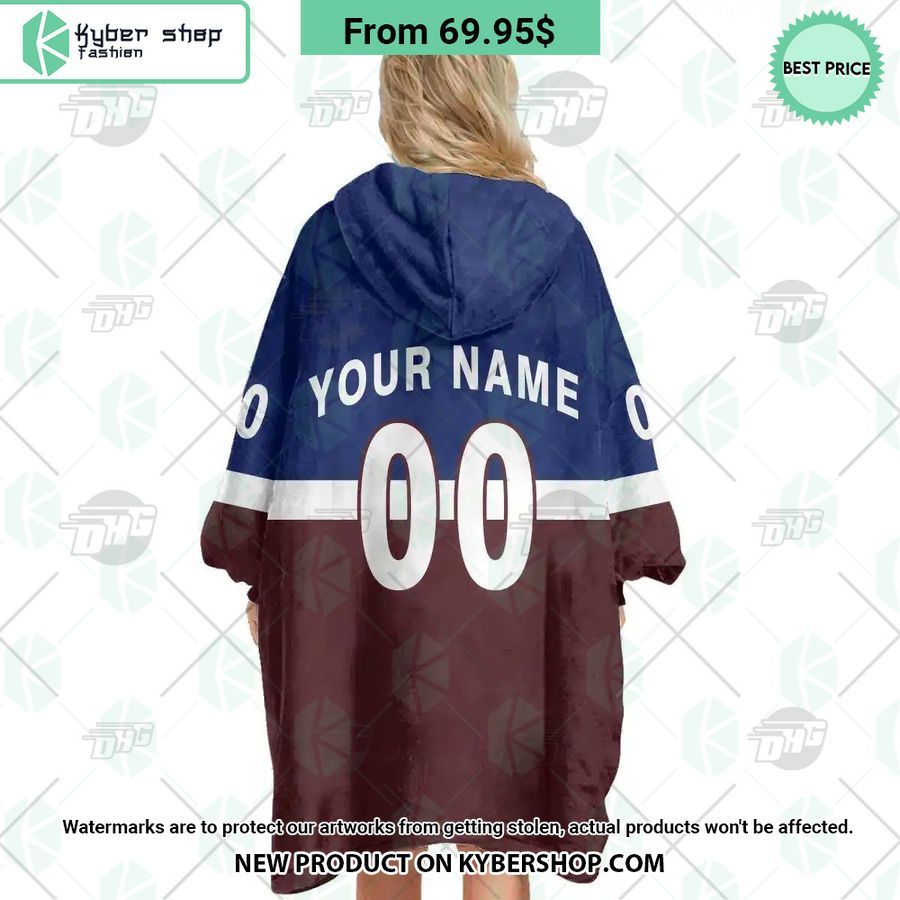 Colorado Avalanche Hoodie Blanket