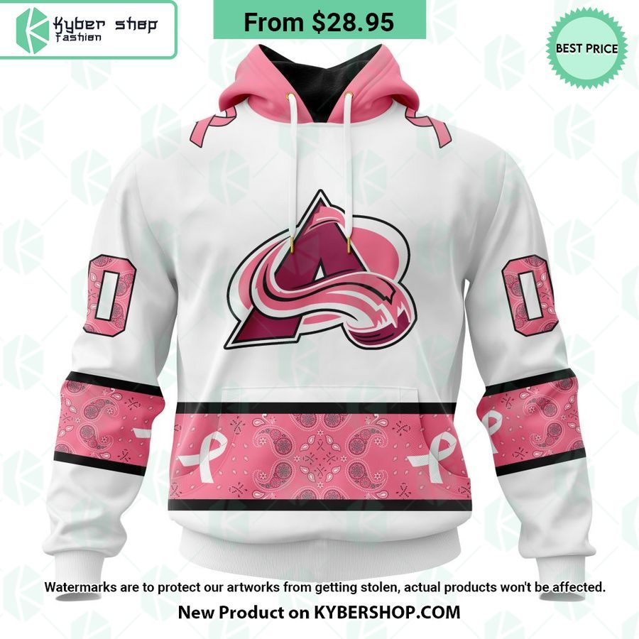Colorado Avalanche In October We Wear Pink Breast Cancer Shirt