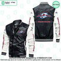 Colorado Avalanche Leather Bomber Jacket