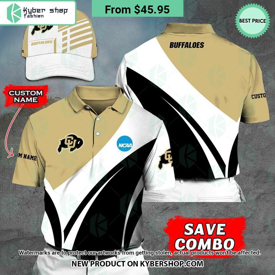 Colorado Buffaloes CUSTOM Polo Shirt, Cap