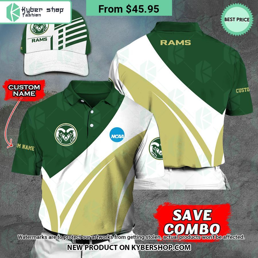Colorado State Rams CUSTOM Polo Shirt, Cap