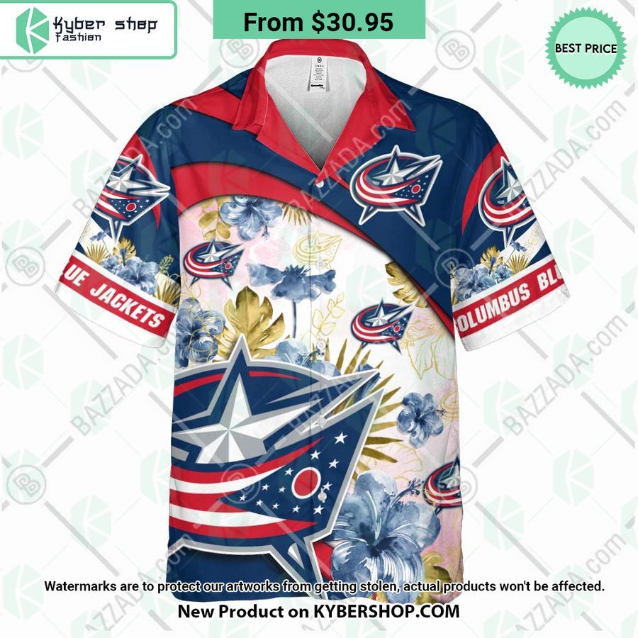 Columbus Blue Jackets custom personalized Hawaiian Shirt