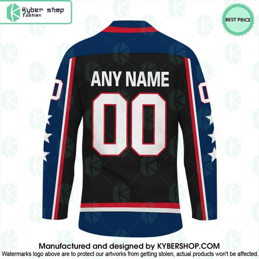 Columbus Blue Jackets Reverse Retro CUSTOM Hockey Jersey