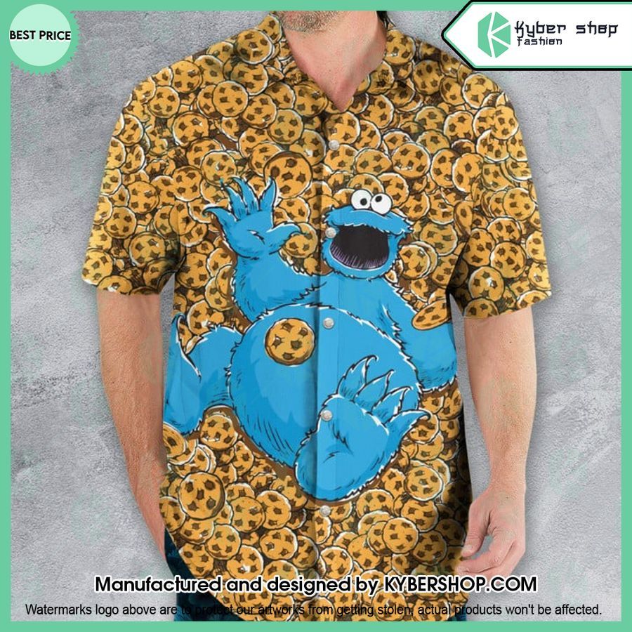 Cookie Monster Hawaiian Shirt