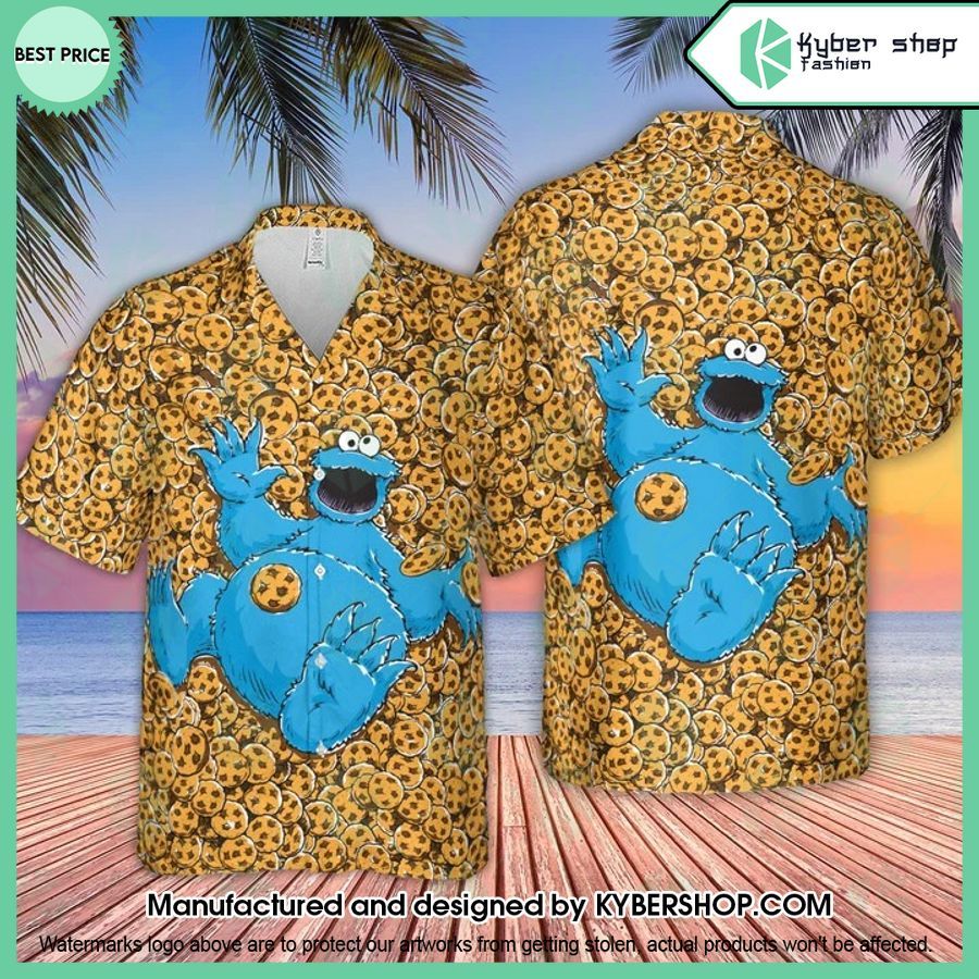 Cookie Monster Hawaiian Shirt