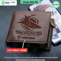 Cronulla-Sutherland Sharks NRL Leather Wallet