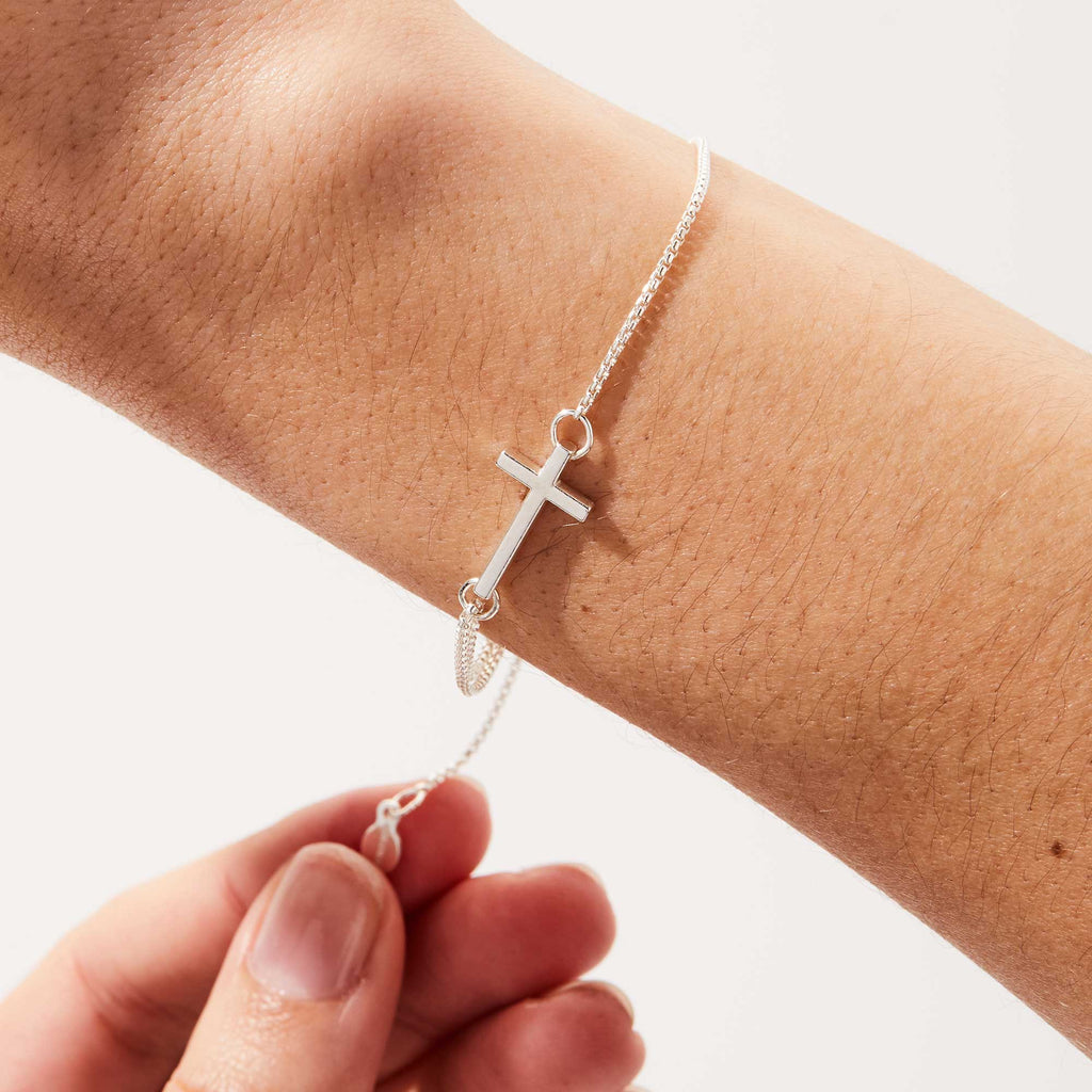 Pull Chain Cross Bracelet T-Shirts