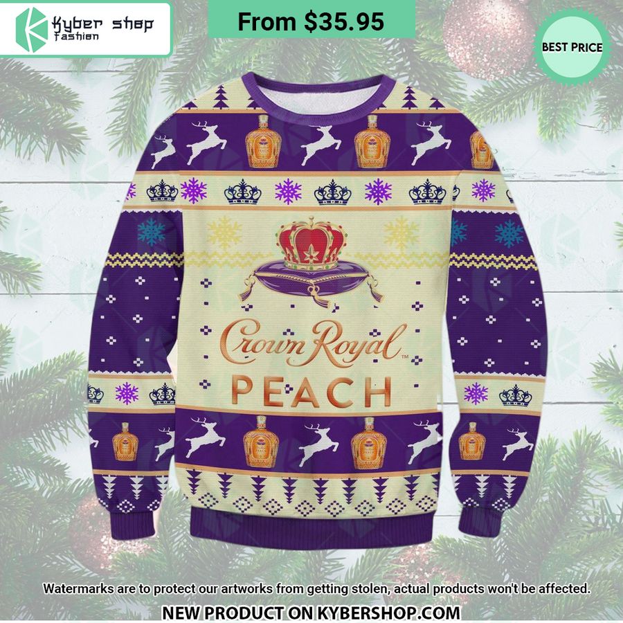 Crown Royal Peach Sweater
