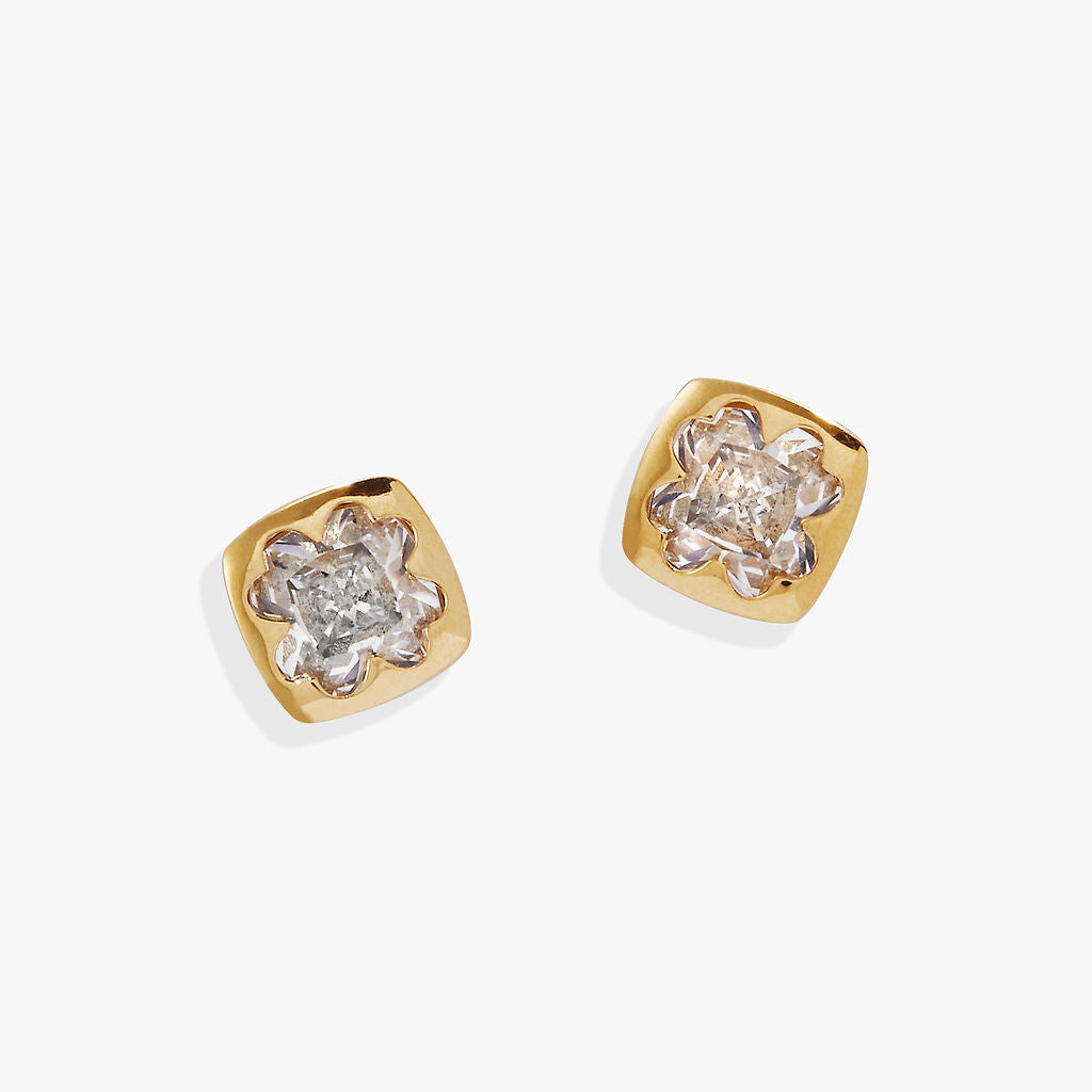 Crystal Clover Mini Stud Earrings T-Shirts