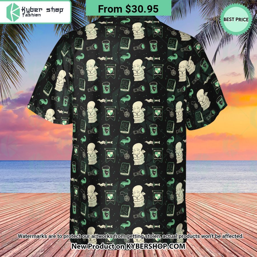 Cthulhu H.P Lovecraft Miskatonic University Hawaiian Shirt