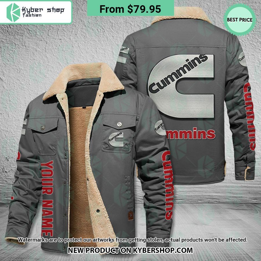 Cummins CUSTOM Fleece Leather Jacket