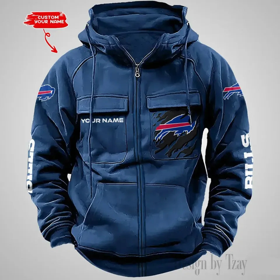 Buffalo Cargo Zip Hoodies Vintage Cargo Zip Hoodie