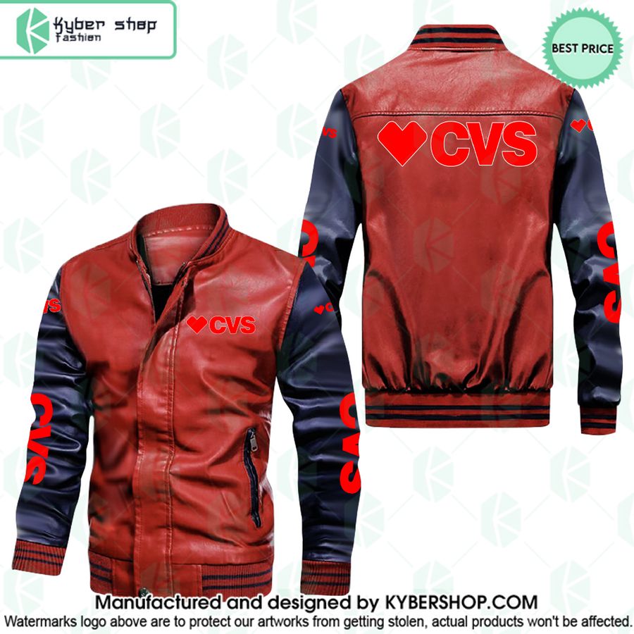 CVS Leather Bomber Jacket