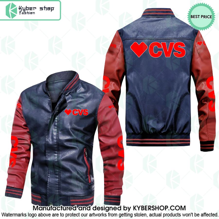 CVS Leather Bomber Jacket