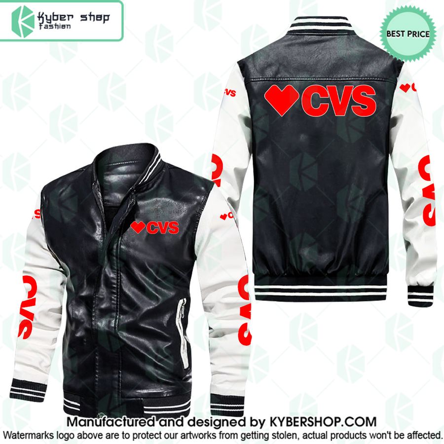 CVS Leather Bomber Jacket