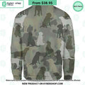 Dachshund Camo Sweatshirt