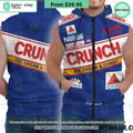 Dale Jarrett Nascar 1990 Nestle Crunch Film Racing Sleeveless Hoodie