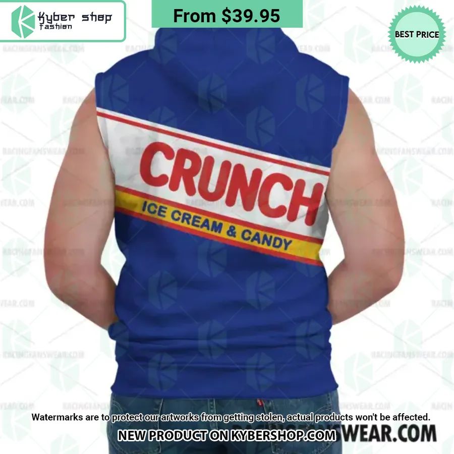 Dale Jarrett Nascar 1990 Nestle Crunch Film Racing Sleeveless Hoodie