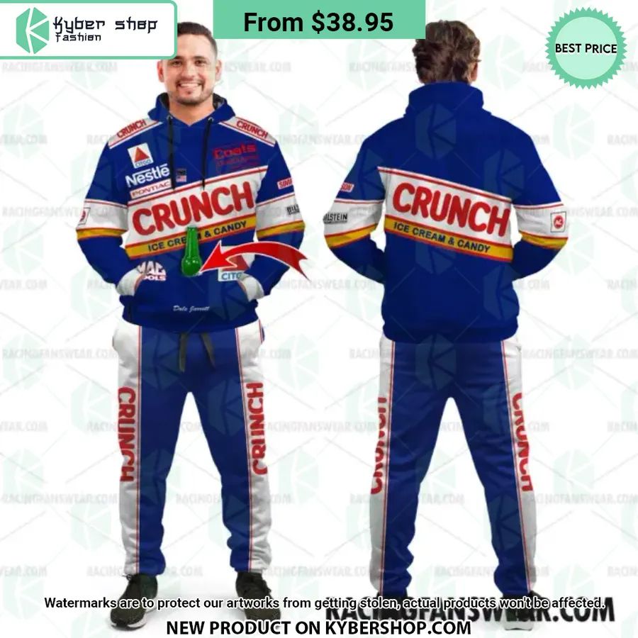 Dale Jarrett Nascar 1990 Nestle Crunch Film Racing Hoodie Pants
