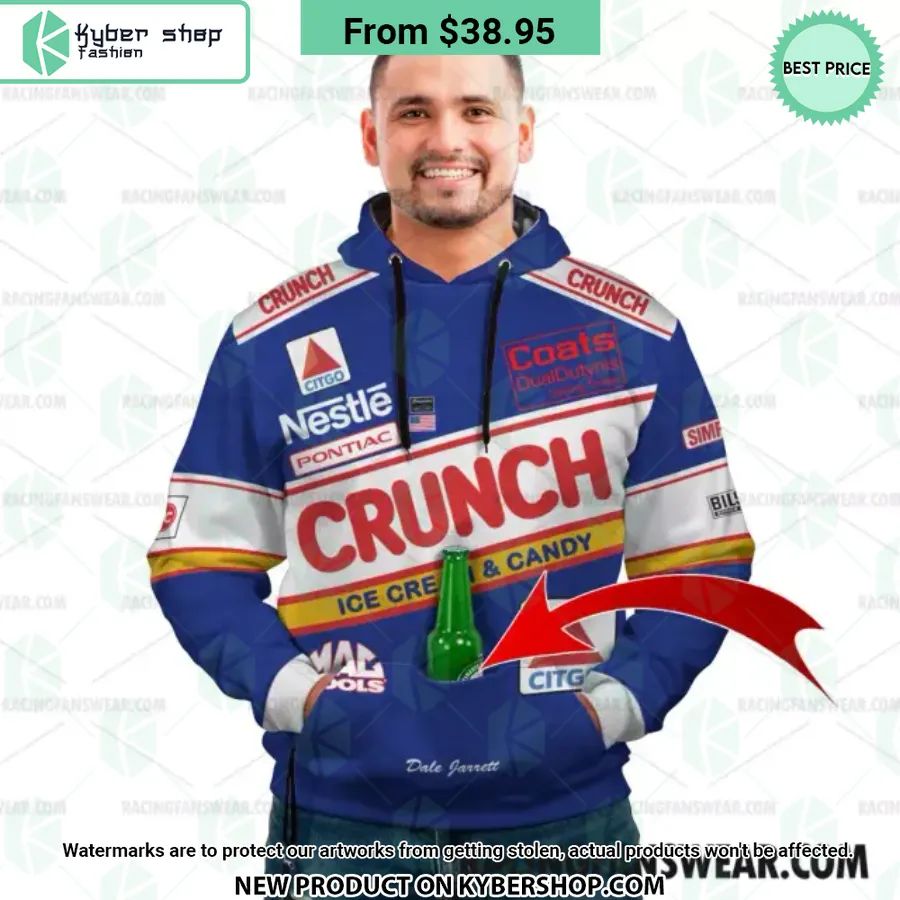 Dale Jarrett Nascar 1990 Nestle Crunch Film Racing Hoodie Pants