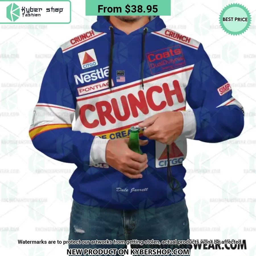 Dale Jarrett Nascar 1990 Nestle Crunch Film Racing Hoodie Pants