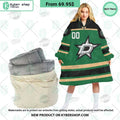 Dallas Stars Hoodie Blanket
