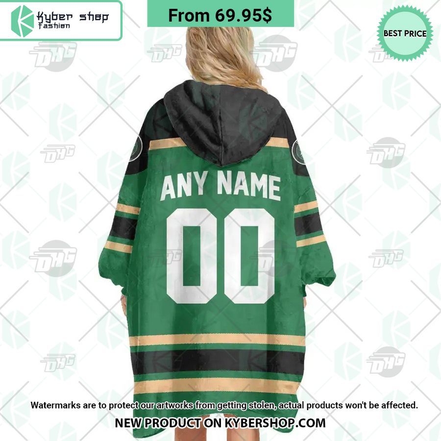 Dallas Stars Hoodie Blanket