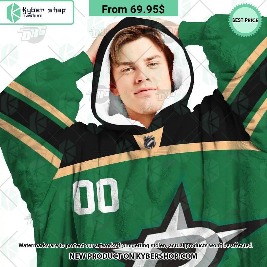 Dallas Stars Hoodie Blanket