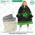 Dallas Stars logo Hoodie Blanket