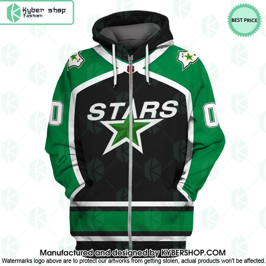 Dallas Stars Reverse Retro Jerseys CUSTOM Hoodie