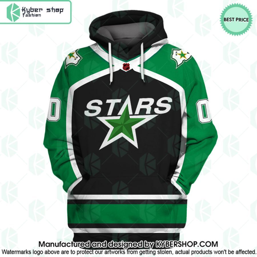 Dallas Stars Reverse Retro Jerseys CUSTOM Hoodie
