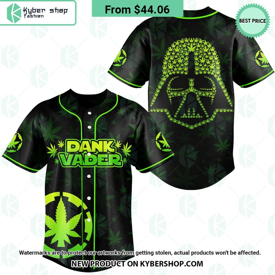 Dank Vader Darth Vader Weed Baseball Jersey