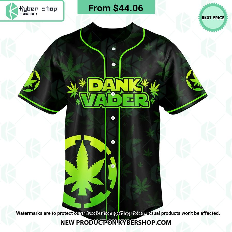 Dank Vader Darth Vader Weed Baseball Jersey