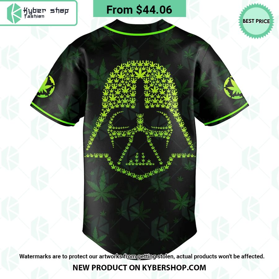 Dank Vader Darth Vader Weed Baseball Jersey
