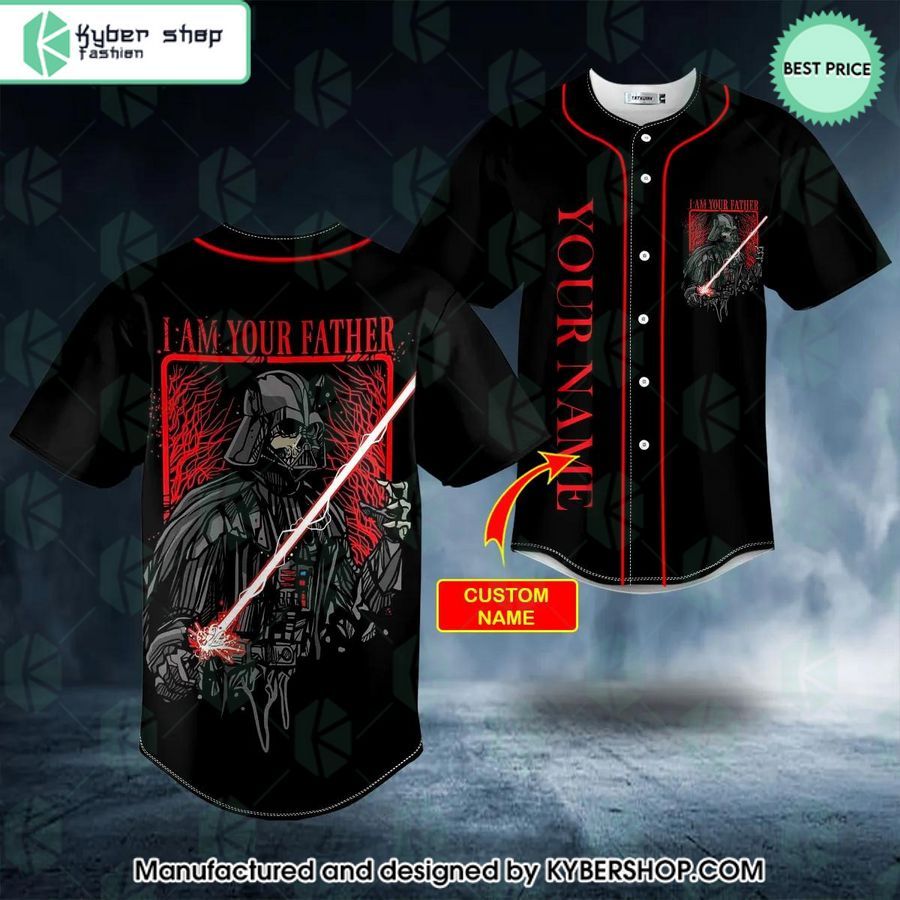 Darth Vader I Am Your Father CUSTOM Baseball Jersey