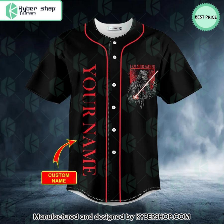 Darth Vader I Am Your Father CUSTOM Baseball Jersey