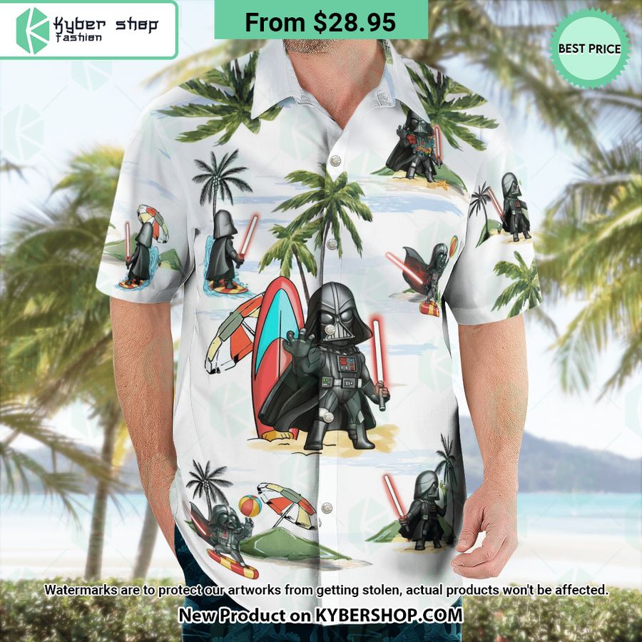 Darth Vader Summer Time Hawaiian Shirt Shorts