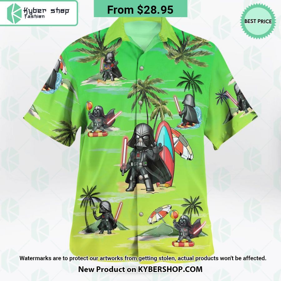 Darth Vader Summer Time Surfing Hawaiian Shirt Shorts