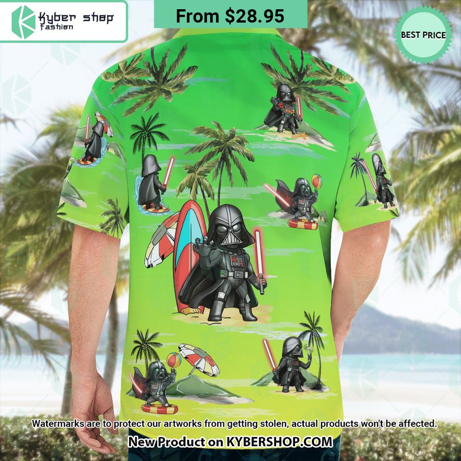 Darth Vader Summer Time Surfing Hawaiian Shirt Shorts